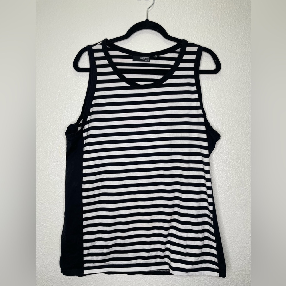 Murano men’s liquid  luxury  slim fit 100% cotton tank top xl